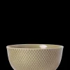 Lyngby Porcelæn Rhombe Earth Serveringsskål Ø17.5 cm clay