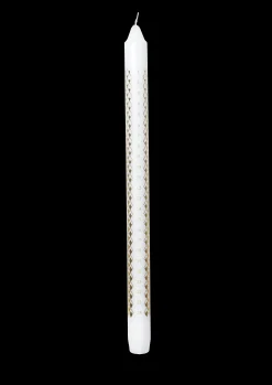 Clearance Lyngby Porcelæn Rhombe Kalenderlys Ø2 cm hvid | Køb her