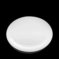 Outlet Lyngby Porcelæn Rhombe Ovalt serveringsfad 35x26.5 hvid
