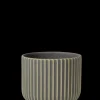 Clearance Lyngby Porcelæn Urtepotteskjuler mellem olivengrøn | Køb her