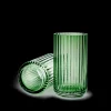Outlet Lyngby Porcelæn Vase H15.5 cm i grøn fra serien Lyngby