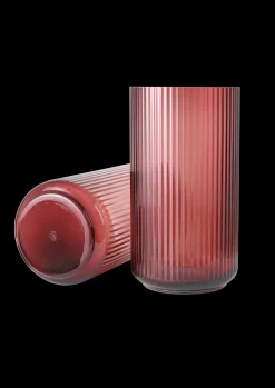 Online Lyngby Porcelæn Vase H38 cm i rød fra serien Lyngby