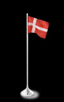 Best Rosendahl Bordflag dansk H35 cm i sølv fra serien