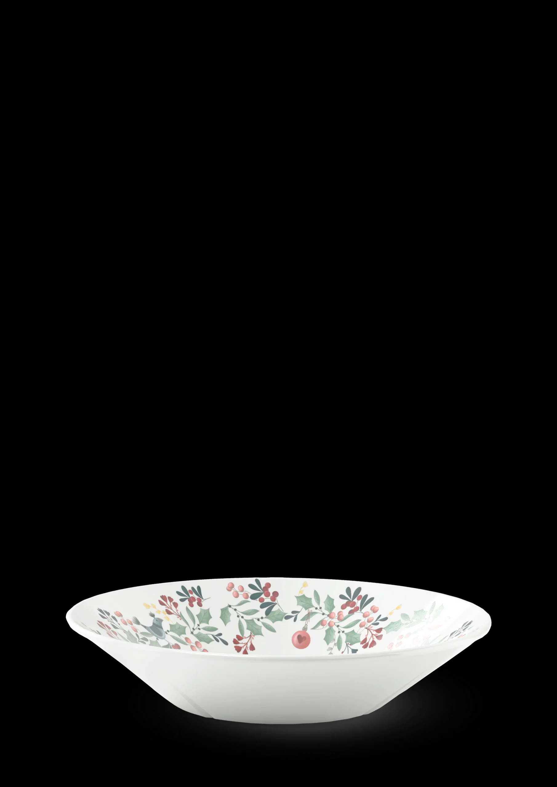 Discount Rosendahl GC Cottage Skål Ø19 cm hvid m. deko | Køb nu