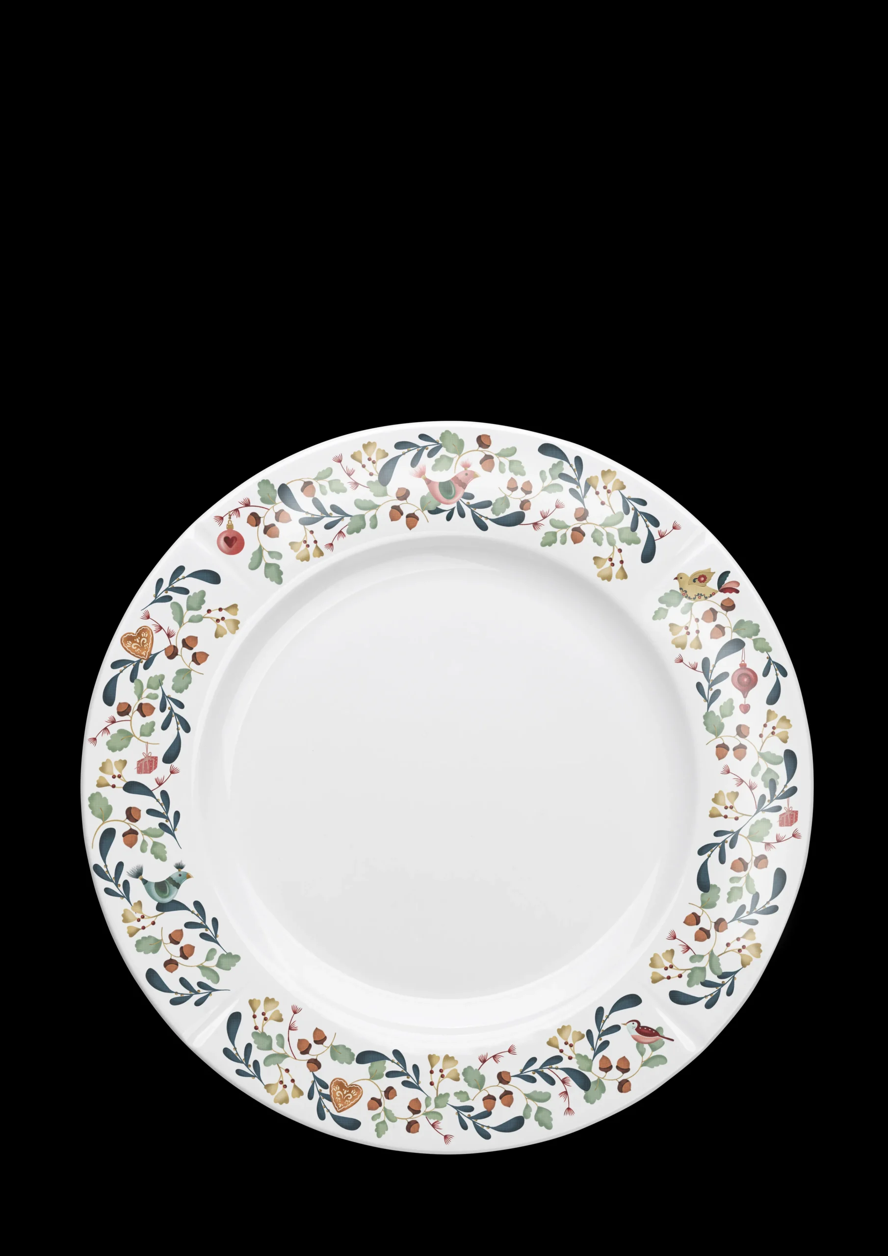 Sale Rosendahl GC Cottage Tallerken Ø27 cm hvid m. deko | Køb nu