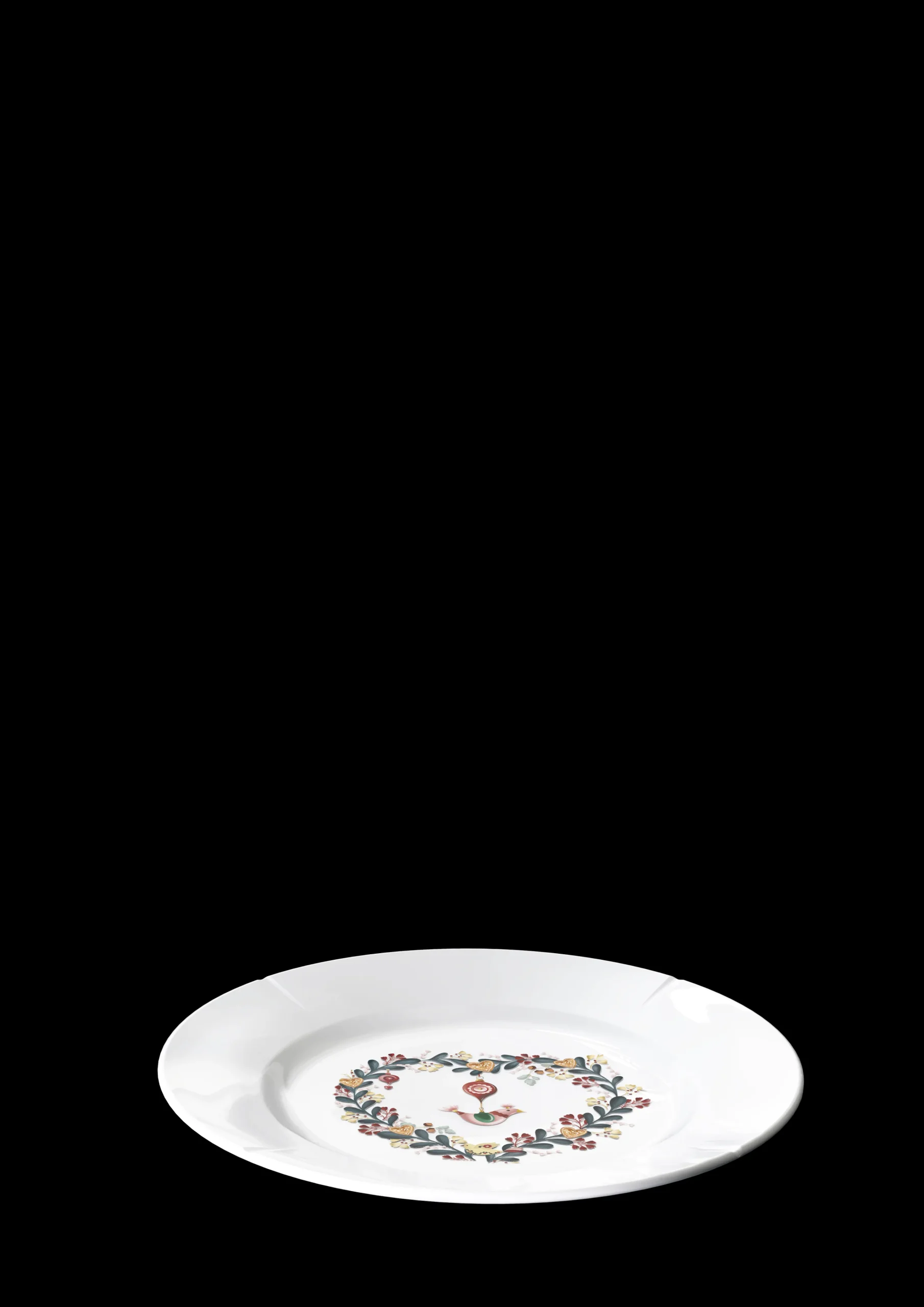Sale Rosendahl GC Cottage Tallerken Ø19.5 cm hvid m. deko