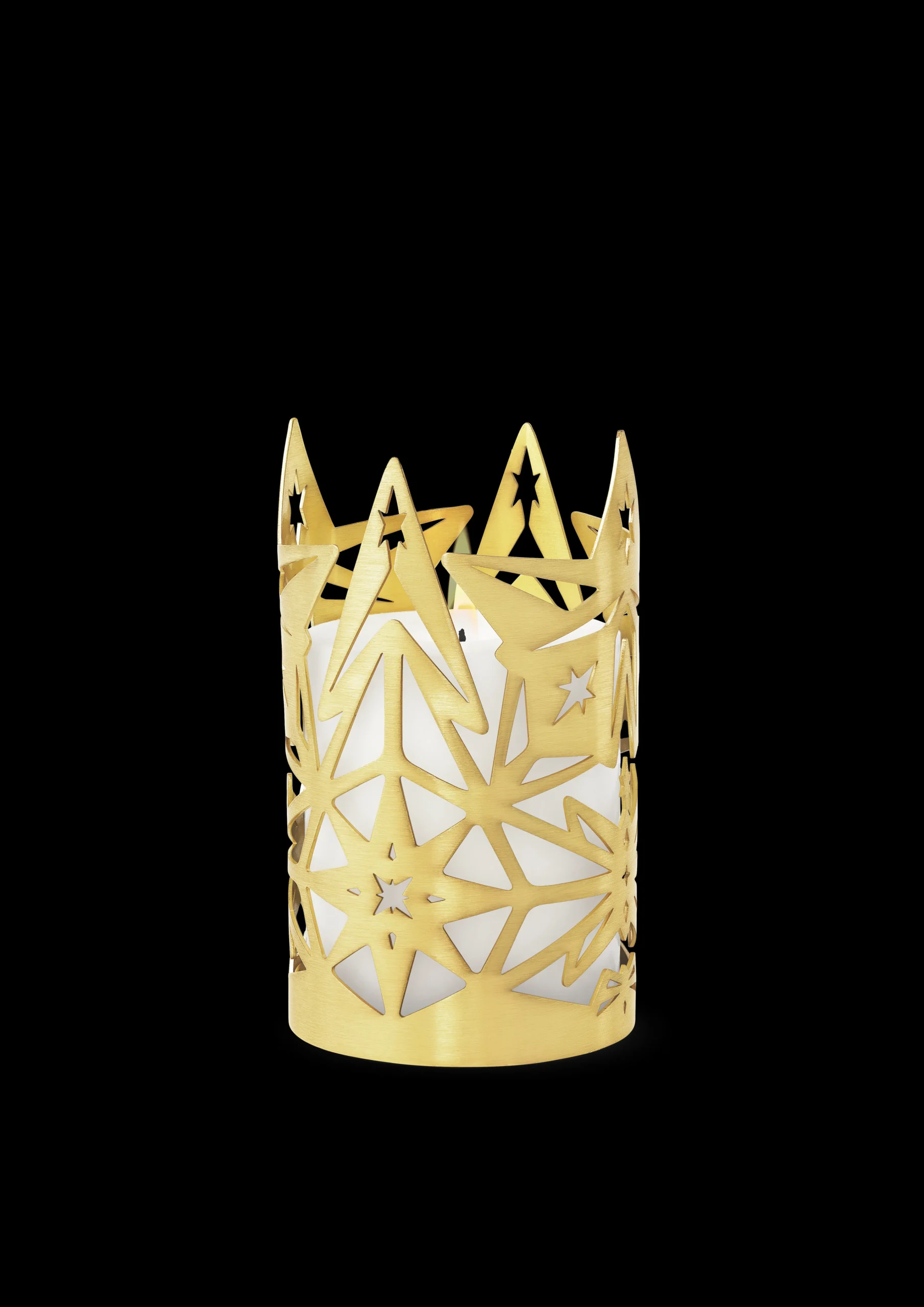 New Rosendahl Lysestage Ø8 cm i guld fra serien Karen Blixen