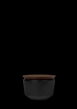 New Rosendahl Saltkar med låg 15 cl i sort fra serien RÅ