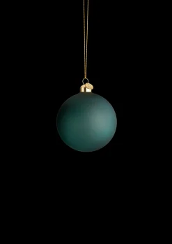 Sale Holmegaard Souvenir Julekugle Ø8 cm mørk grøn